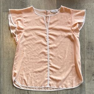 Calvin Klein Light Peach Blouse